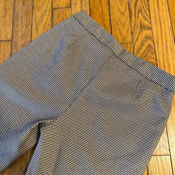 Zara Houndstooth Cigarette Pants (Size: 02) - Picture 4 of 5